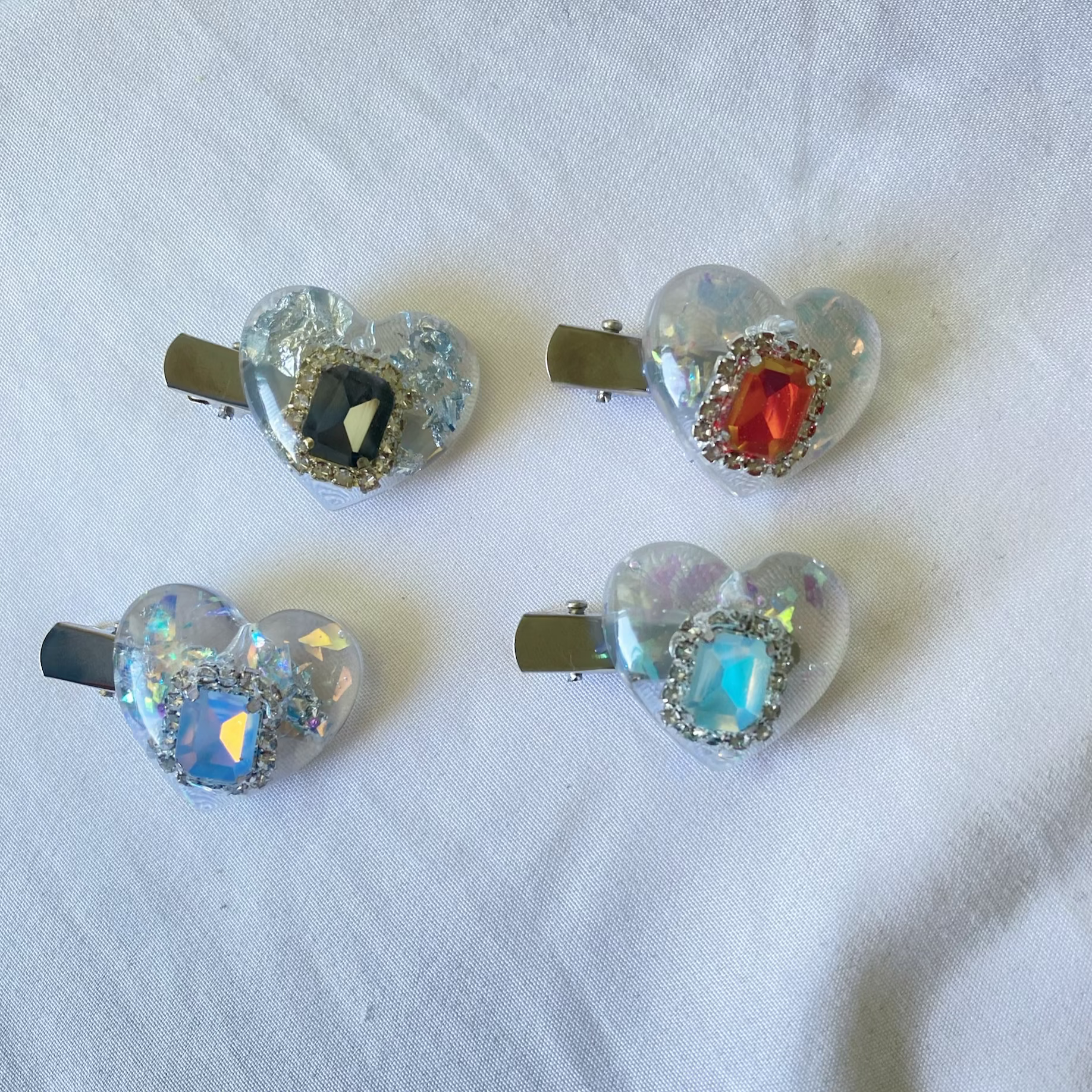 Signature Serene Heart Hair Clips
