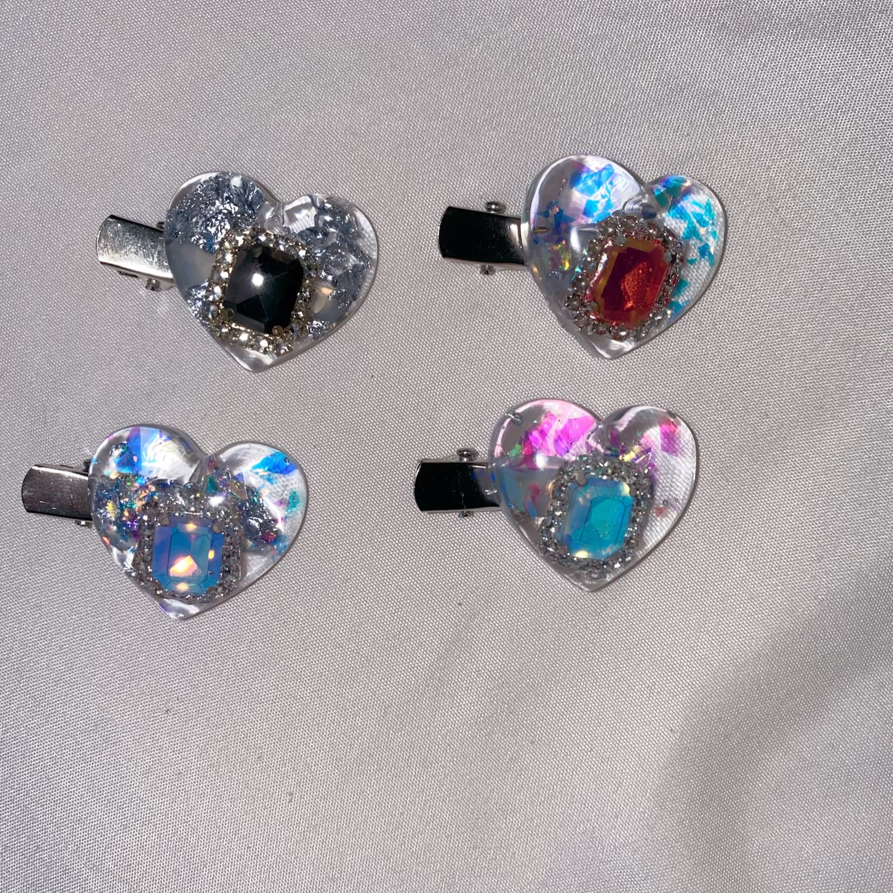 Signature Serene Heart Hair Clips