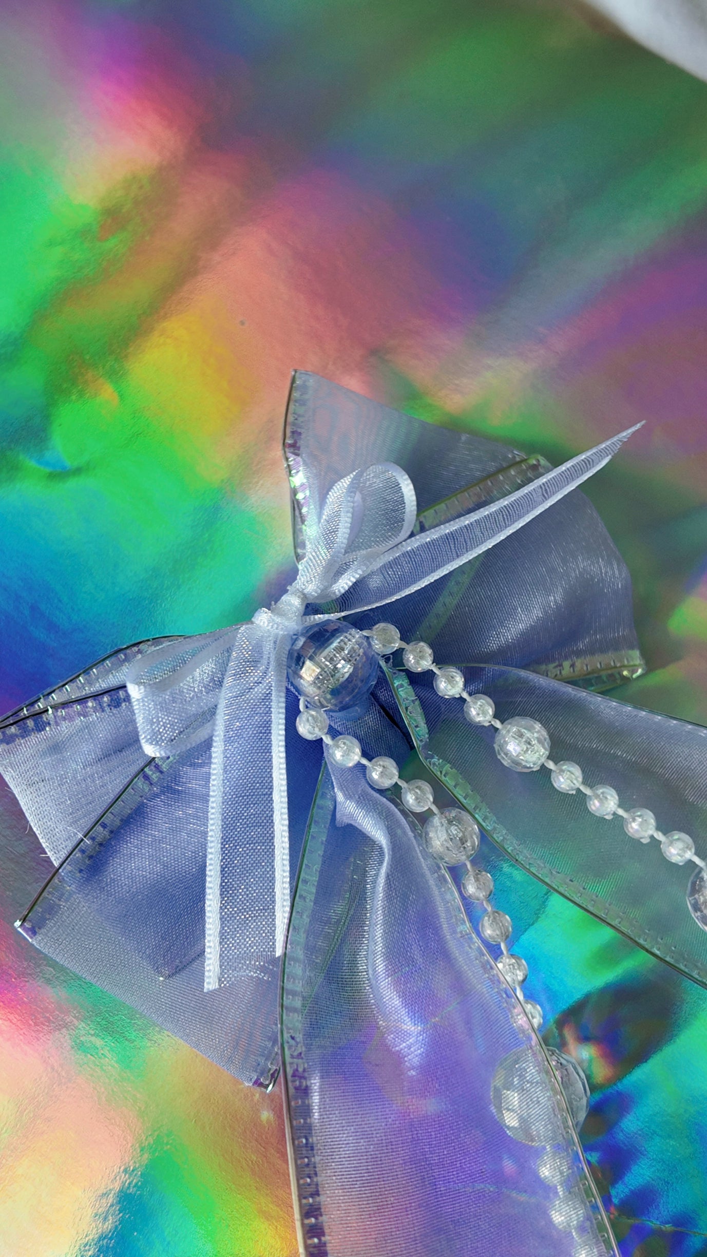 Ice Princess Ribbon Hairclip