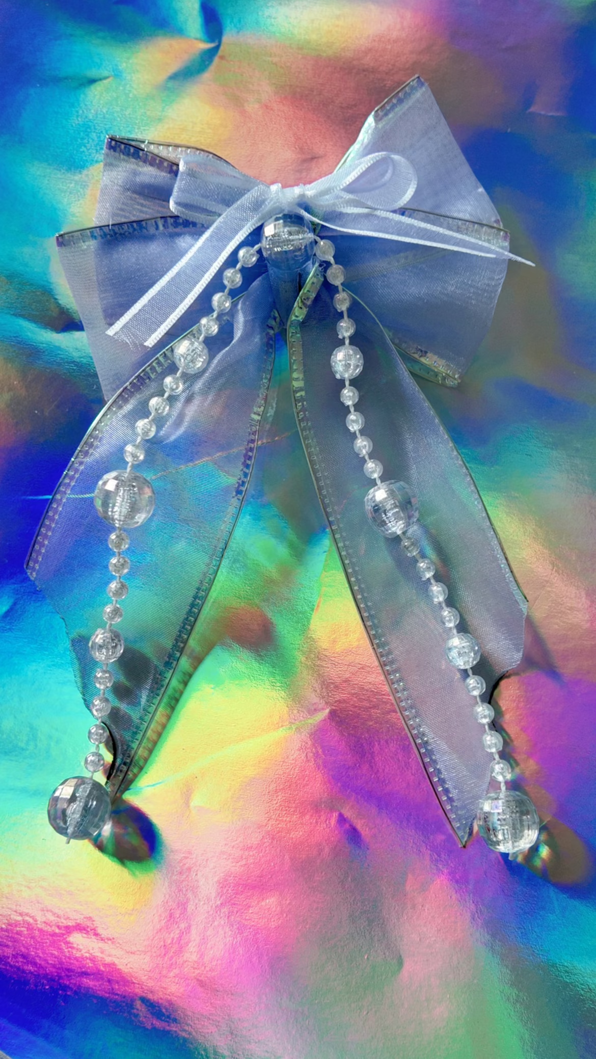 Ice Princess Ribbon Hairclip
